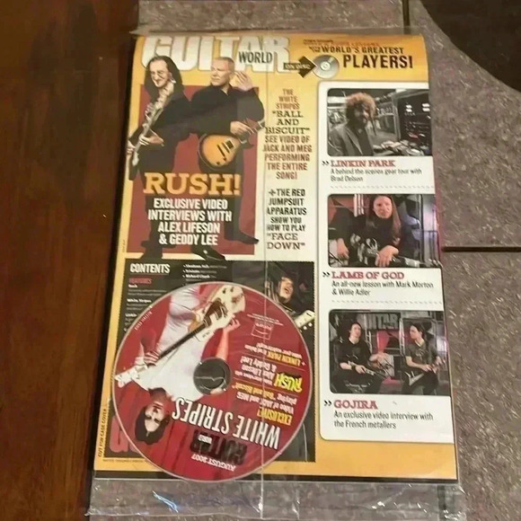 Unopened Guitar World August 2007 Magazine - Picture 2 of 5